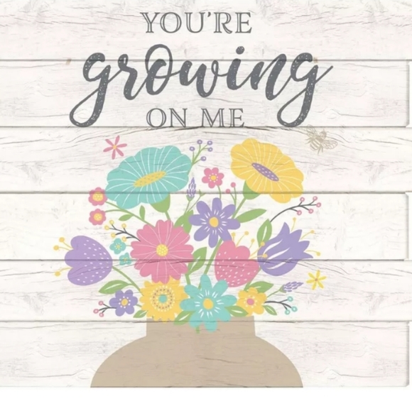 NWT 2 Spring Fiberboard Signs - Picture 3 of 4